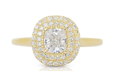 No Reserve Price - Ring - 18 kt. Yellow gold - 0.92 tw. Diamond (Natural) - Diamond