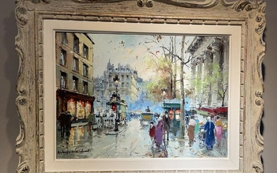 OIL PAITING SIGNED ANTOINE BLANCHARD