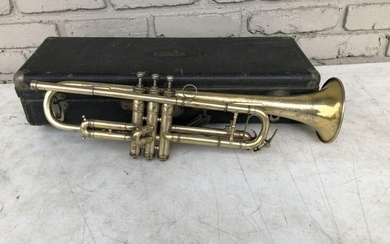OLD MARTIN BRASS TRUMPET FROM LOCAL ESTATE, NO