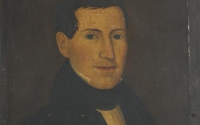 Oil on Panel Portrait of a Gentleman, early 19th
