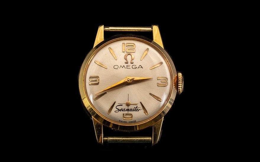 Omega Seamaster 18ct Gold Ladies Mechanical Wind Watch Case ...