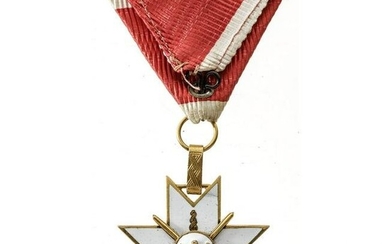 Order of the Crown of King Zvonimir - a cross 3rd class