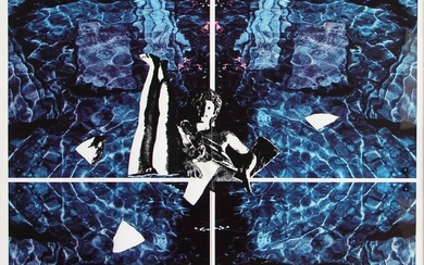 PAOLINI Giulio, Giochi d'acqua, 1984, colour serigraphy, cm 97x68
