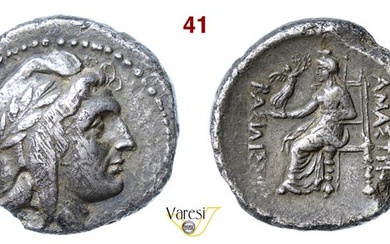 PAPHLAGONIA - Amastris (300-285 a.C.) Statere D/ Testa di Amastris...
