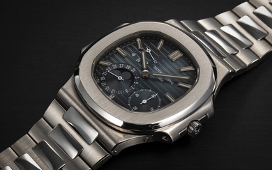 PATEK PHILIPPE, NAUTILUS REF. 3712/1A-001, A STEEL AUTOMATIC WRISTWATCH WITH DATE, MOON-PHASE, AND POWER RESERVE (4 DOT, SECOND SERIES)