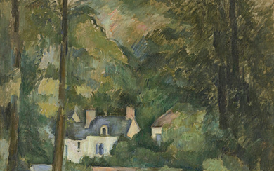PAUL CEZANNE (1839-1906) Maisons au Chou, à Pontoise