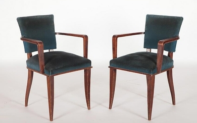 PR FRENCH ARMCHAIRS IN THE MANNER OF DOMINIQUE