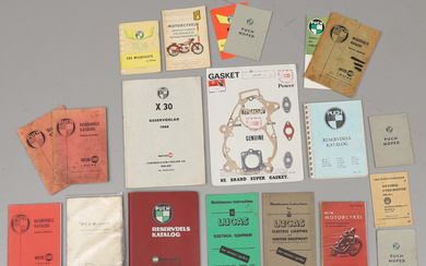 PUCH, mostly, spare parts catalogue and brochures etc., circa 1950s onwards.