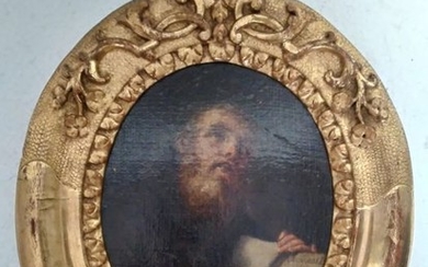 Painting, "Saint John the Evangelist" (1) - Wood - Mid 19th century