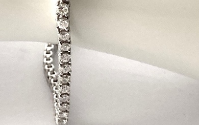 Pala.Diamond - Tennis bracelet - 18 kt. White gold - 3.90 tw. Diamond (Natural) - Diamond