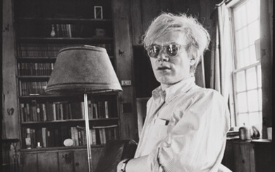Peter Beard, Andy Warhol at home in Montauk in 1972 during the Stone's Tour - Exiles on Mainstreet