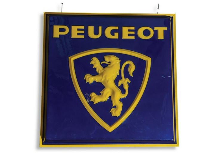 Peugeot Lighted Sign