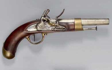 Pistolet de cavalerie à silex modèle an XIII,... - Lot 141 - Thierry de Maigret