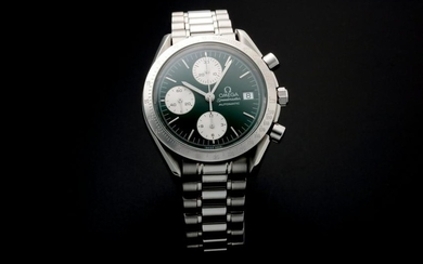 Rare Unusual Omega Speedmaster Date Green Jade Watch