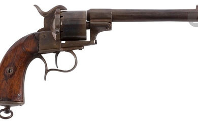 Revolver à broche Lefaucheux modèle 1858... - Lot 41 - Ader