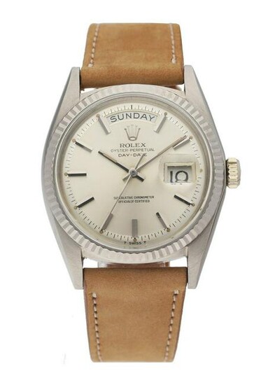 Rolex Day-Date 1803 18K White Gold Men's Watch Mint