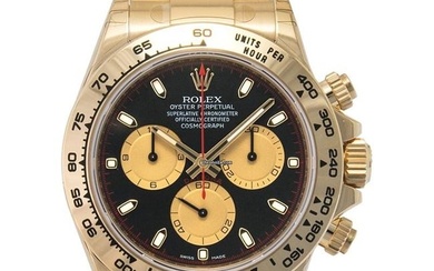 Rolex Daytona 116508 - Cosmograph Daytona Automatic Black Dial 18k Yellow Gold Men's Watch