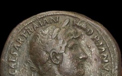 Roman Empire. Hadrian (AD 117-138). Sestertius Rome - Ceres (No Reserve Price)