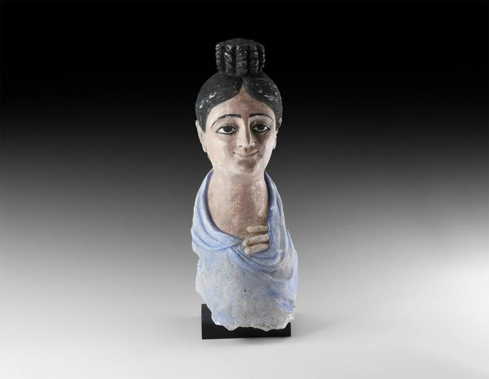 Romano-Egyptian Painted Head of a Noble Lady