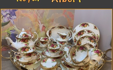Royal Albert - Tea service (29) - Old country Roses - Porcelain