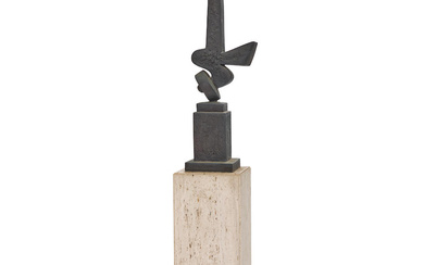 SOREL ETROG (1933-2014) Sunbird III (Fenice) 1965 bronze, marble base,...
