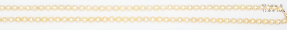 Sautoir composé d’un rang de perles de culture,... - Lot 141 - Gros & Delettrez