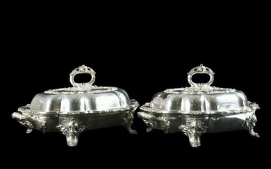 Savory & Sons Sheffield Silver-Plated Covered Vegetable