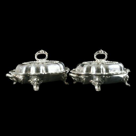 Savory & Sons Sheffield Silver-Plated Covered Vegetable