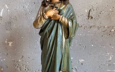 Sculpture, Maria Magdalena - 50 cm - wood pulp - Early 20th century