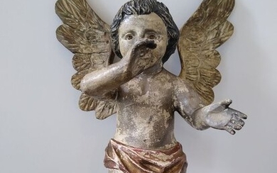 Sculpture, angel / cherub (1) - Wood - about 1800