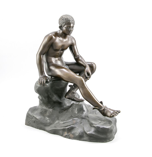 Seated Hermes, after the 1758 found in the...