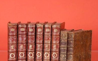 Set of 8 books. AUBIGNÉ (Théodore Agrippa d'). The Adventures...