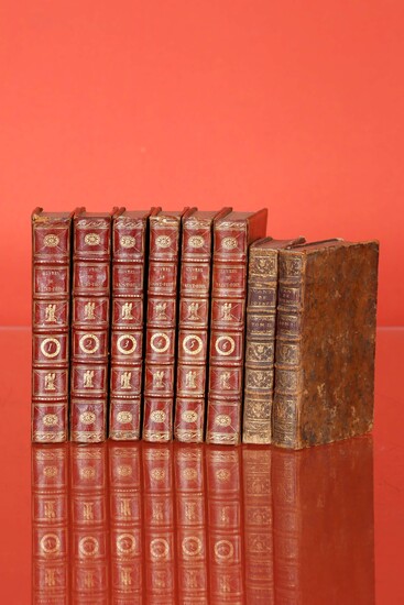 Set of 8 books. AUBIGNÉ (Théodore Agrippa d'). The Adventures...