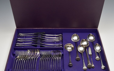Silver plated cutlery "Lotus" (50 pcs.), design Bjørn Wiinblad 1964,...