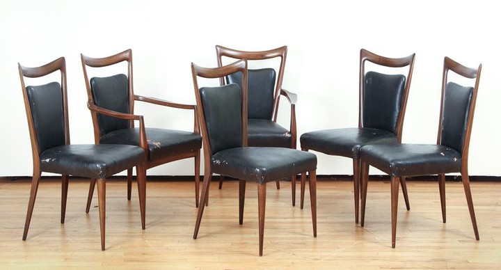 Six Melchoire Bega Dining Chairs