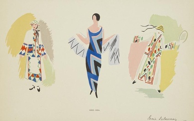 Sonia Delaunay (1885-1979); Five plates from Ses Peintures, ses Objets, ses Tissus simultan&#233...
