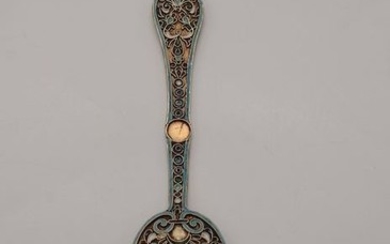 Spoon - .875 (84 Zolotniki) silver - Russia - Late 19th century