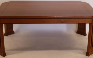 Stickley By E.J. Audi Cherry Wood Coffee Table.