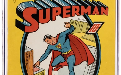 Superman #1 (DC, 1939) CGC Apparent VF 8.0 Moderate...