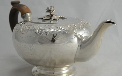 Teapot - .925 silver - James Charles Edington, London - England - 1831