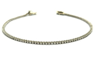 Tennis bracelet White gold Diamond