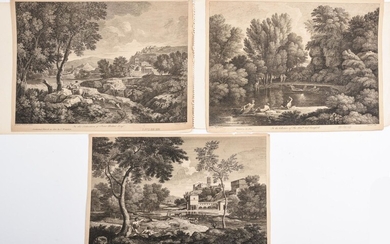 Three Old Master Engravings after Gaspar Poussin