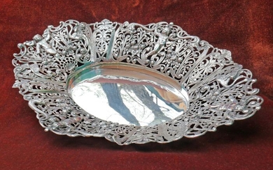 Tray - Sterling silver - Spain - Mid 20th century
