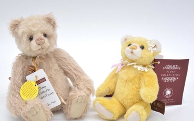 Two Charlie Bears teddy bears 'Dinky' and 'Pawson'