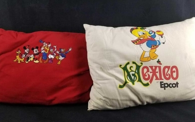Two Rare Disney Pillows