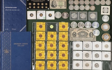 US SILVER COINS, COMMEMORATIVES & MEDALLIONS
