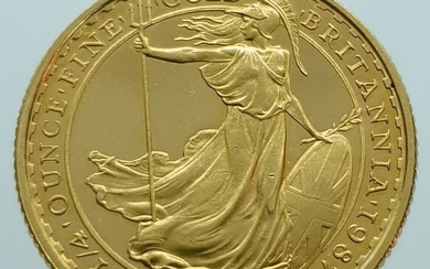 United Kingdom - 25 Pound 1987 - Brittania, Elizabeth II - Gold
