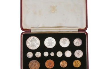United Kingdom, George VI AR & CU Proof Coin Set.