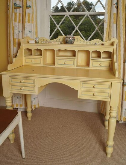 VICTORIAN STYLE PAINTED DRESSING TABLE