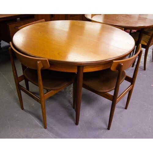 VINTAGE G-PLAN DINING TABLE WITH LEAF (120 + 45 CM LONG & 12...
